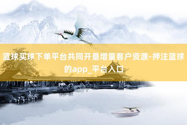 篮球买球下单平台共同开垦增量客户资源-押注篮球的app_平台入口