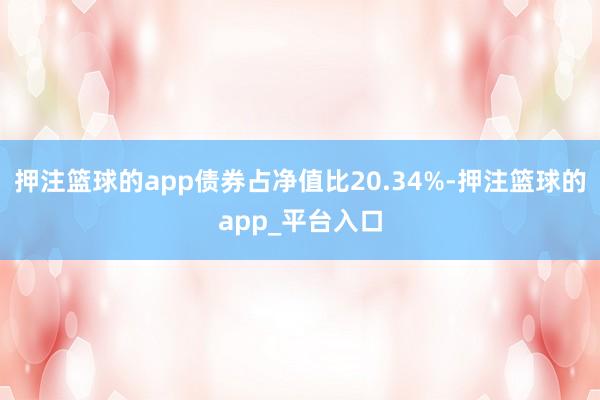 押注篮球的app债券占净值比20.34%-押注篮球的app_平台入口