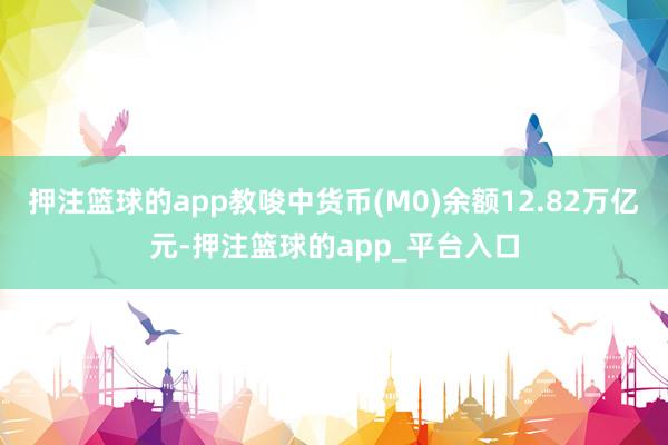 押注篮球的app教唆中货币(M0)余额12.82万亿元-押注篮球的app_平台入口