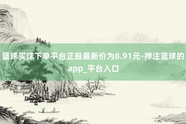 篮球买球下单平台正股最新价为8.91元-押注篮球的app_平台入口