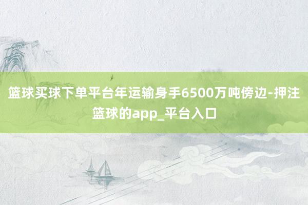 篮球买球下单平台年运输身手6500万吨傍边-押注篮球的app