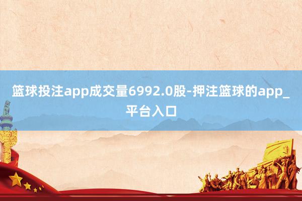 篮球投注app成交量6992.0股-押注篮球的app_平台入